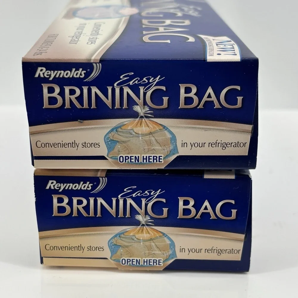 2 Reynolds Easy Brining Bags 8-24 lbs (21x23.5